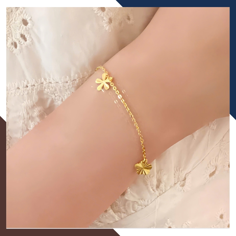 Lắc Tay Vàng Nữ 10k LTVN313 – Nhiều Mẫu Sang Trọng – Tôn Da – Phù Hợp Mọi Trang Phục