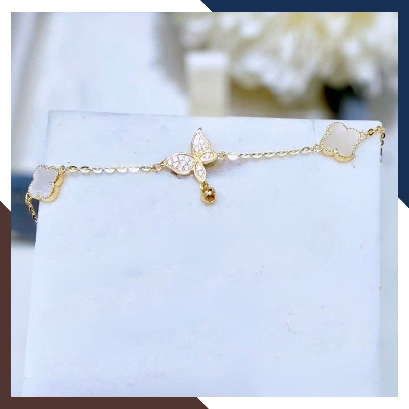 Lắc Tay Vàng Nữ 10K LTVN321 – Nhiều Mẫu Charm Thanh Lịch, Dễ Phối, Phù Hợp Đeo Hằng Ngày