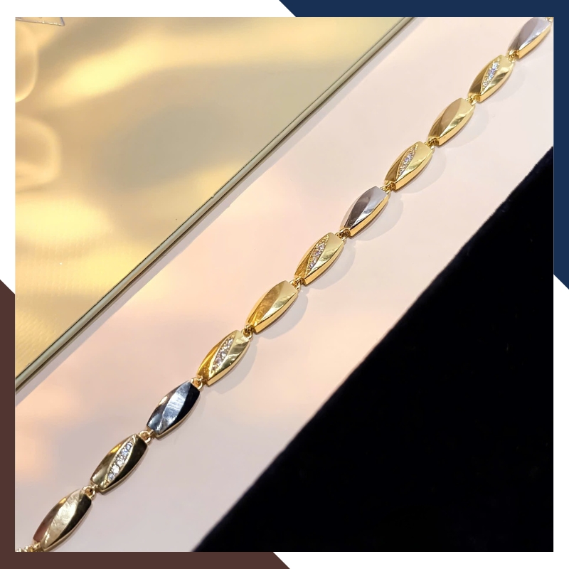 Lắc Tay Vàng Trơn Cho Nam Nữ LTVN286 – Bản To Nổi Bật & Sang Trọng