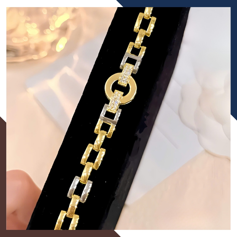 Lắc Tay Vàng Trơn Cho Nam Nữ LTVN286 – Bản To Nổi Bật & Sang Trọng