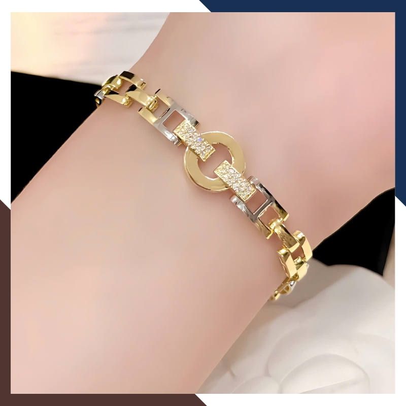 Lắc Tay Vàng Trơn Cho Nam Nữ LTVN286 – Bản To Nổi Bật & Sang Trọng