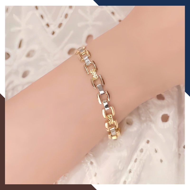 Lắc Tay Vàng Trơn Cho Nam Nữ LTVN286 – Bản To Nổi Bật & Sang Trọng