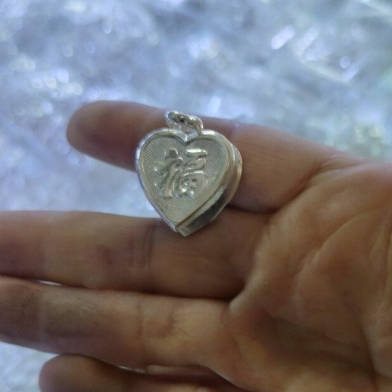 Mặt dây chuyền đựng bùa, xá lợi phật bằng bạc ta nguyên chất cho Nam Nữ mã N300L500