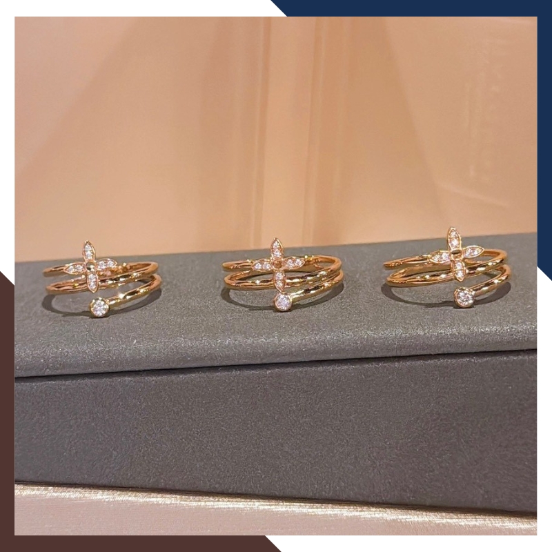 Nhẫn Cỏ 4 Lá Vàng 18k Nhiều Mẫu Cho Nữ NVN213