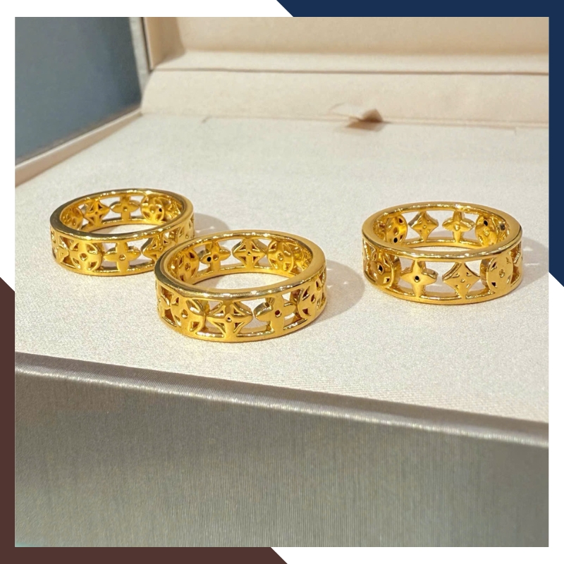 Nhẫn Cỏ 4 Lá Vàng 24k 9999 Nhiều Mẫu Đẹp Cho Nữ NVN225