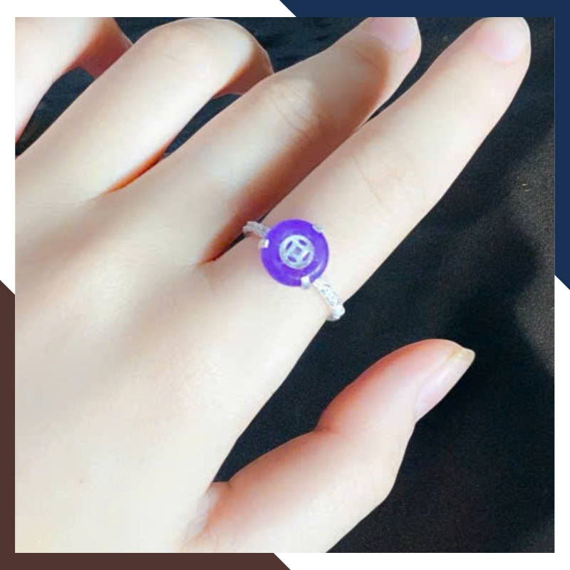 Nhẫn Đồng Điếu Đá Phong Thuỷ Cho Nữ Mệnh Kim, Mộc, Thuỷ, Hoả, Thổ NPT39