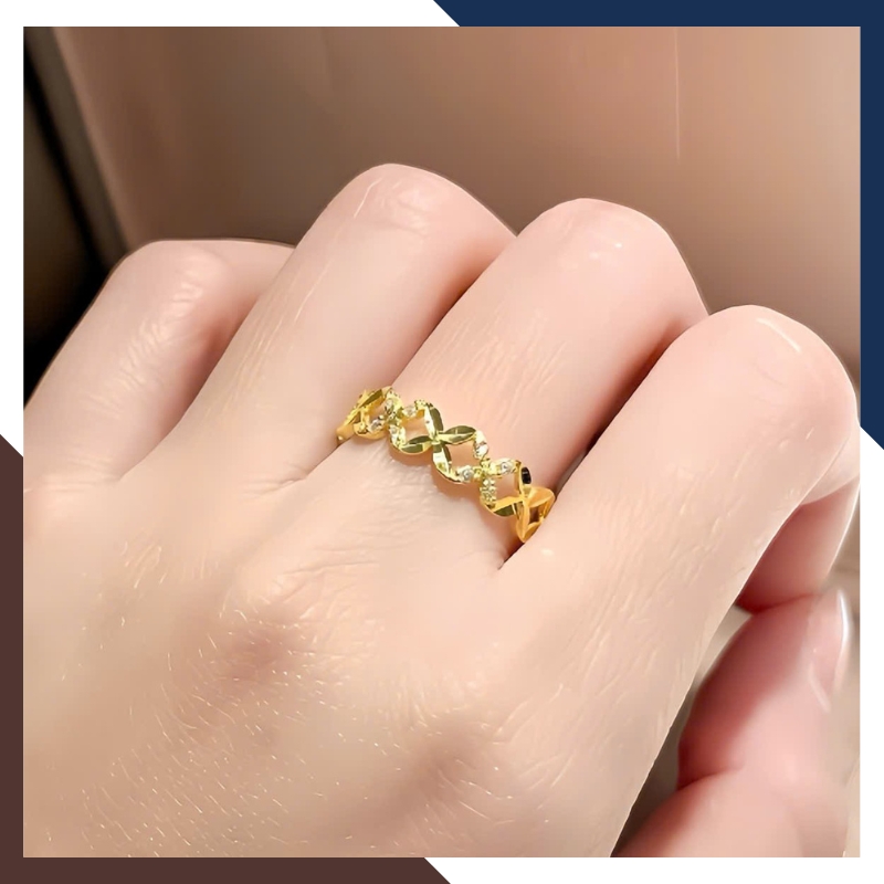 Nhẫn Kim Tiền Tài Lộc Bằng Vàng Tây 10k Nhiều Mẫu Mới 2025 Mã NVN73