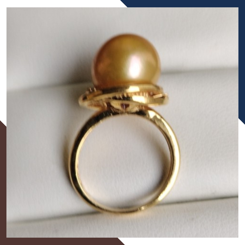 Nhẫn ngọc trai vàng 18k nữ NNT22 - Vẻ đẹp tinh tế, sang trọng vượt thời gian