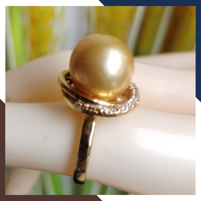 Nhẫn ngọc trai vàng 18k nữ NNT22 - Vẻ đẹp tinh tế, sang trọng vượt thời gian