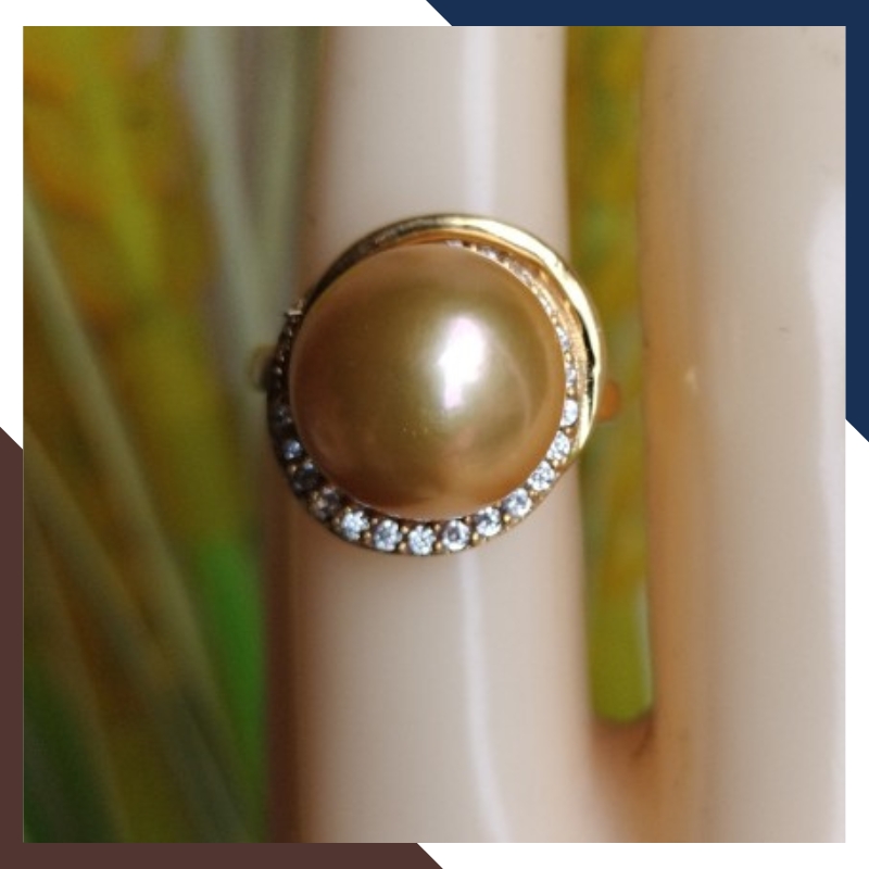 Nhẫn ngọc trai vàng 18k nữ NNT22 - Vẻ đẹp tinh tế, sang trọng vượt thời gian