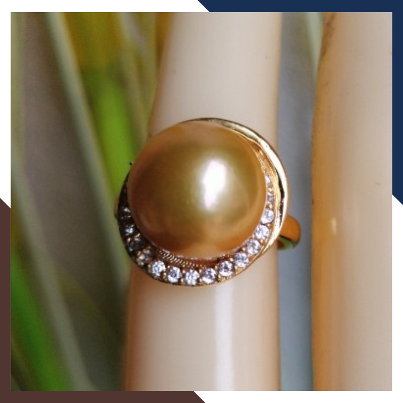 Nhẫn ngọc trai vàng 18k nữ NNT22 - Vẻ đẹp tinh tế, sang trọng vượt thời gian
