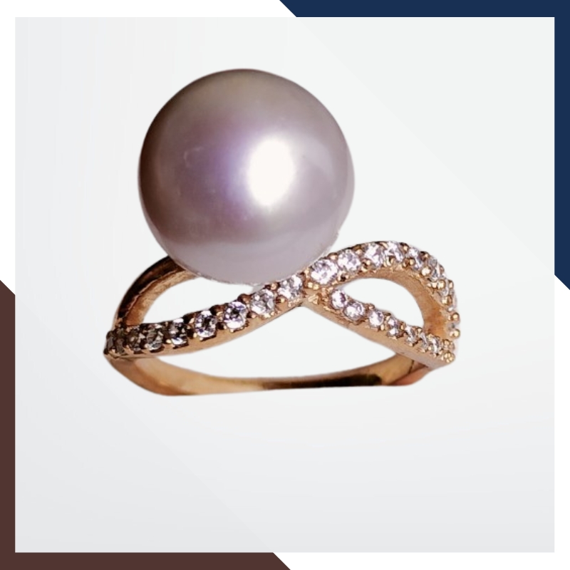 Nhẫn Ngọc Trai Vàng 18k Nữ NNT23 - Tỏa Sáng Phong Cách Trẻ Trung, Sang Trọng