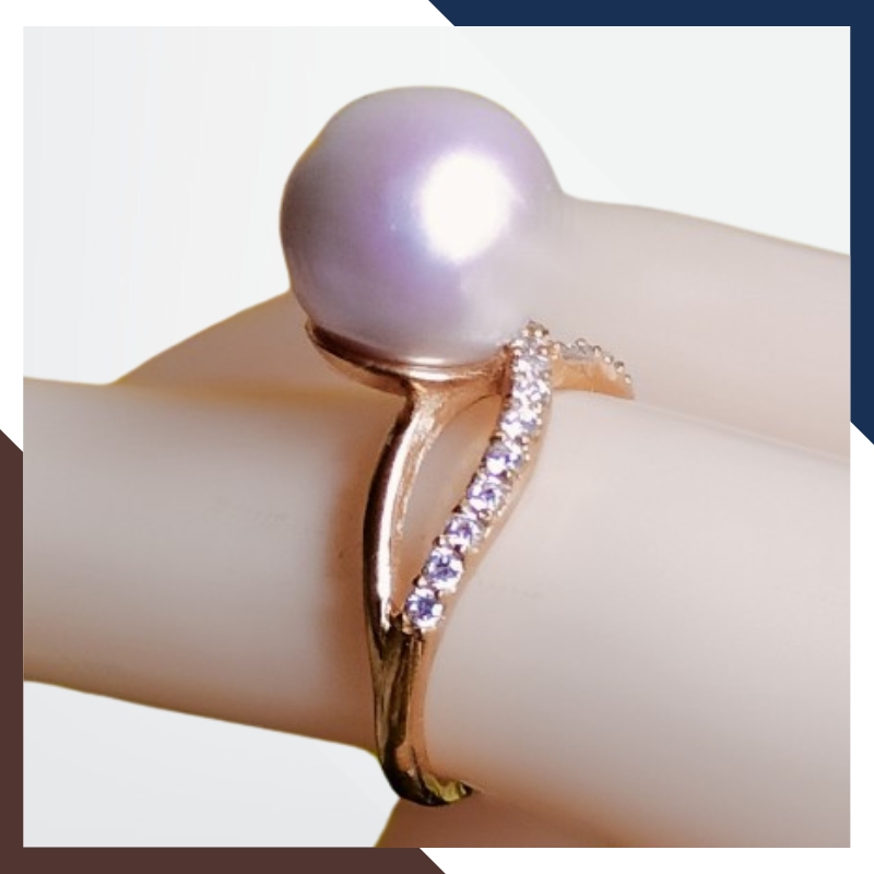 Nhẫn Ngọc Trai Vàng 18k Nữ NNT23 - Tỏa Sáng Phong Cách Trẻ Trung, Sang Trọng