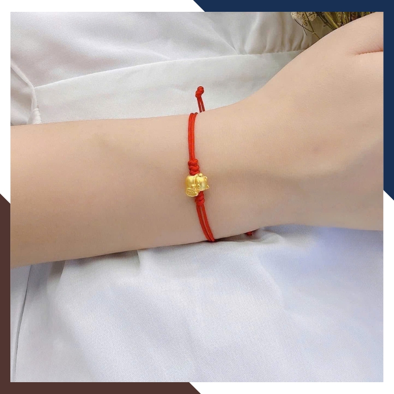 Vòng Charm Vàng 24K 9999 Thiết Kế Nhẹ – Linh Hoạt Phối 14 Biểu Tượng VCHV99