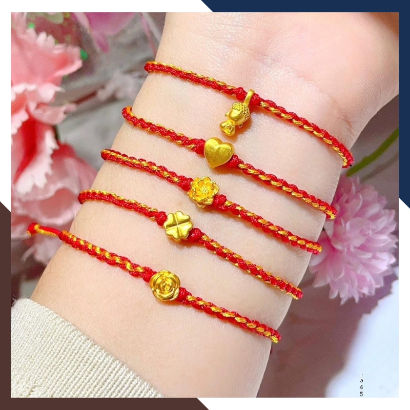 Vòng Charm Vàng 24k Phong Thuỷ Nhiều Mẫu VCHV31