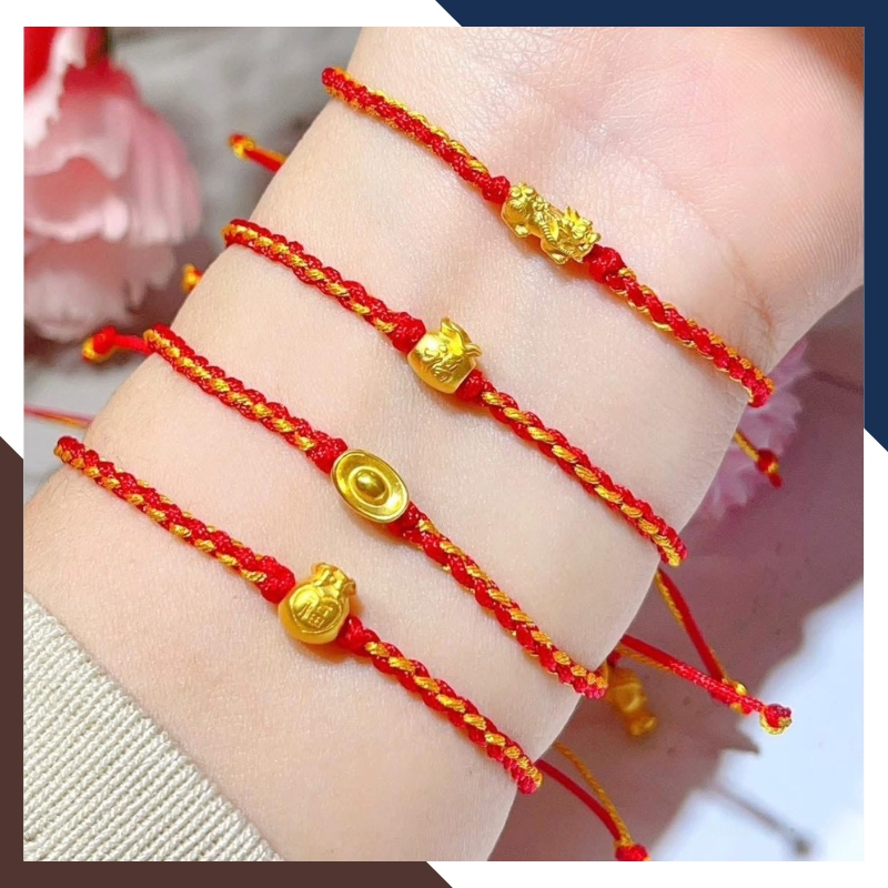 Vòng Charm Vàng 24k Phong Thuỷ Nhiều Mẫu VCHV31