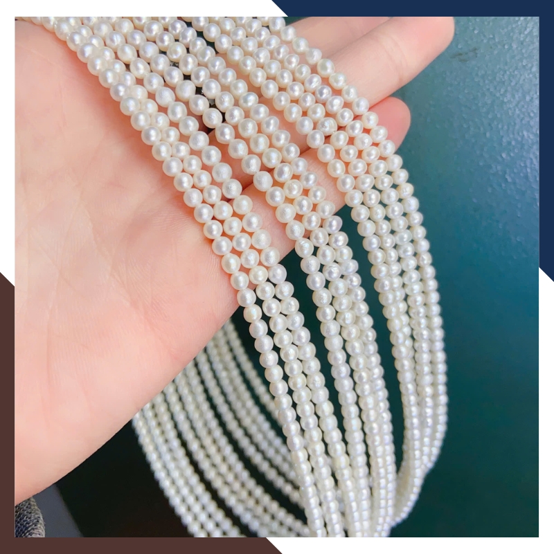 Vòng Cổ Choker Ngọc Trai Hạt Nhỏ 4-5mm VCNT137