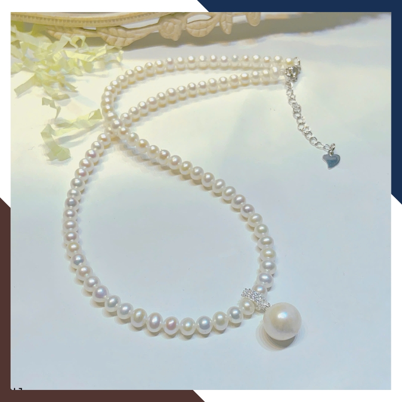 Vòng Cổ Choker Ngọc Trai Nhỏ VCNT145 – Đẹp Tự Nhiên, Sang Nhẹ Nhàng