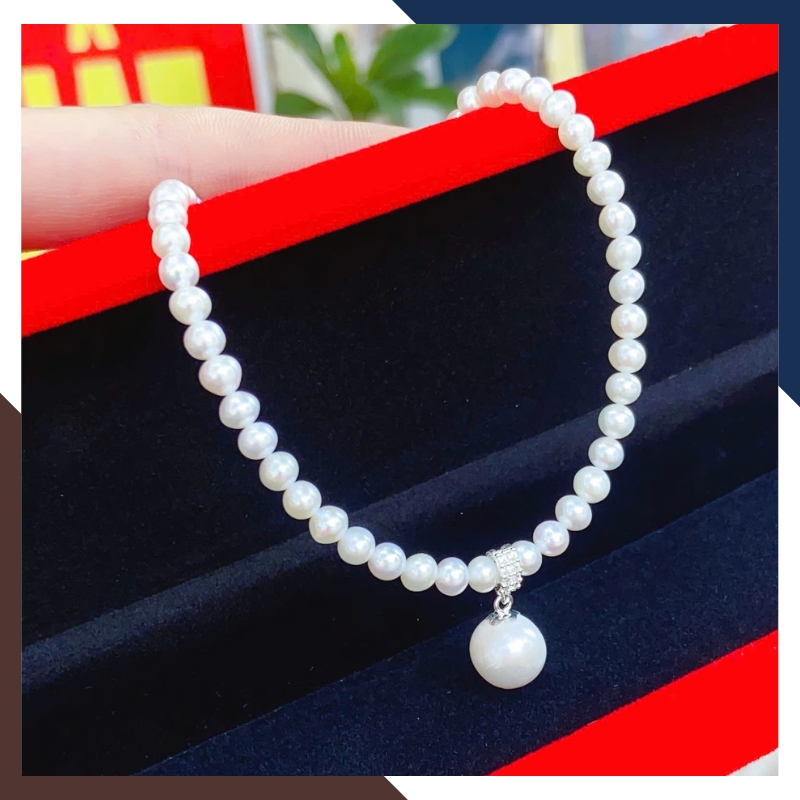 Vòng Cổ Choker Ngọc Trai Nhỏ VCNT145 – Đẹp Tự Nhiên, Sang Nhẹ Nhàng