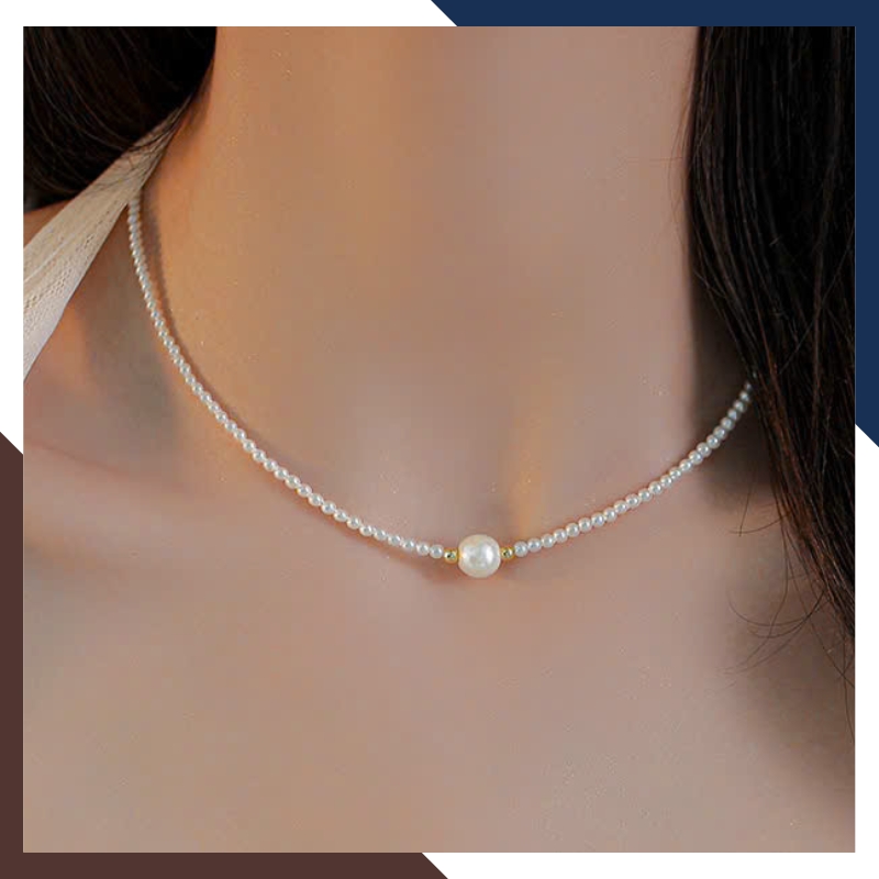 Vòng Cổ Choker Ngọc Trai Nhí 3–4mm VCNT179