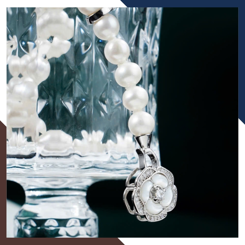 Vòng cổ ngọc trai nước ngọt cao cấp 8-9mm VCNT170