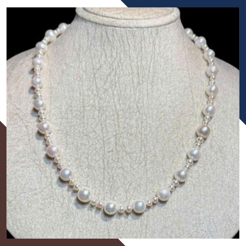 Vòng Cổ Ngọc Trai Nước Ngọt Cao Cấp VCNT129