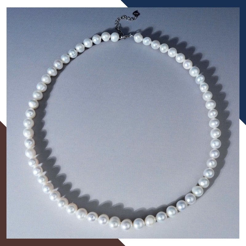 Vòng cổ ngọc trai trắng tự nhiên VCNT169 – Thanh lịch & tinh tế