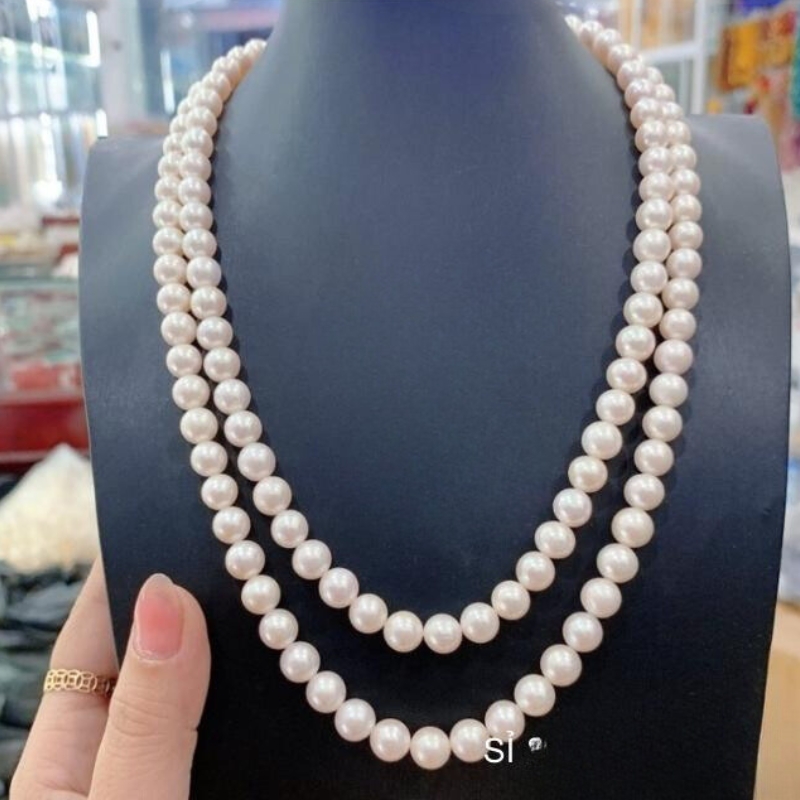 Mix & Match Vòng Cổ Ngọc Trai Dài Cho Mẹ Thêm Trẻ Trung
