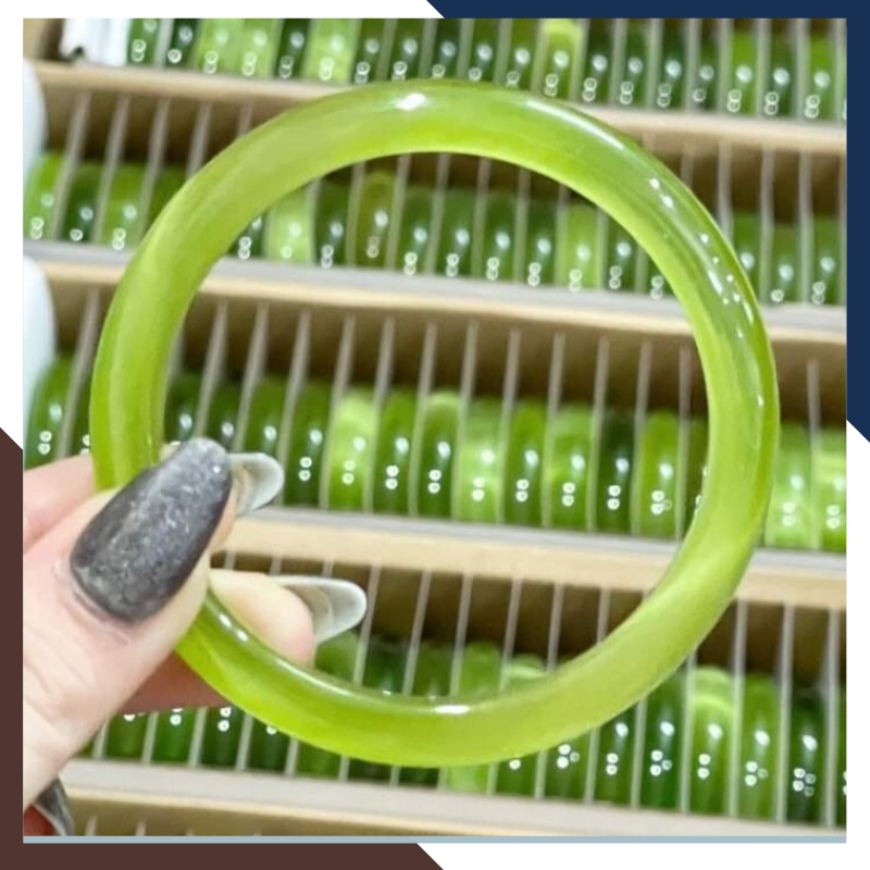 Vòng tay đá mắt mèo trắng, xanh, hồng, vàng bản liền cho nữ mệnh kim, mộc, thủy, hỏa, thổ mã AC60