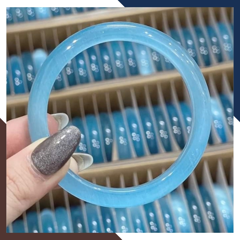 Vòng tay đá mắt mèo trắng, xanh, hồng, vàng bản liền cho nữ mệnh kim, mộc, thủy, hỏa, thổ mã AC60