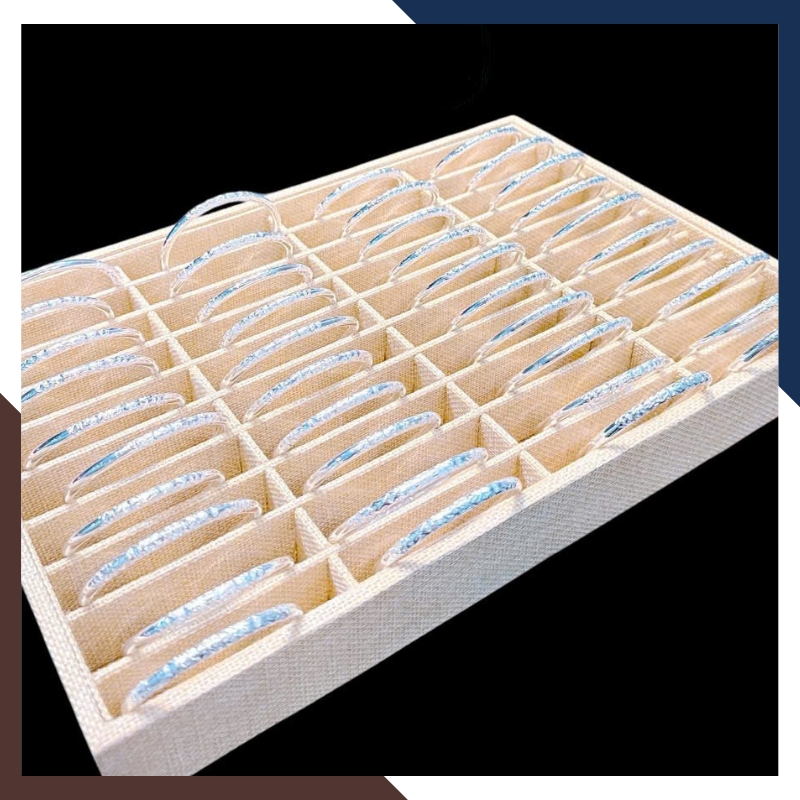 Vòng Tay Na tra Càn Khôn Bạc Đặc Nguyên Chất Bản 5mm Cho Nữ LTBN65 - Bùa Hộ Mệnh May Mắn, Bình An