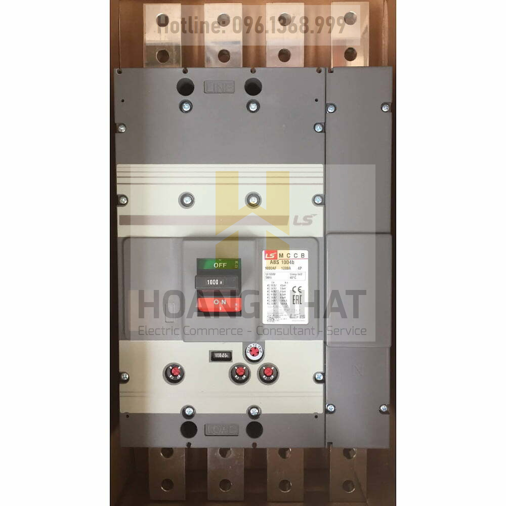 Abs1003b Aptomat MCCB ABS1004b 4P 1000A 65kA LS