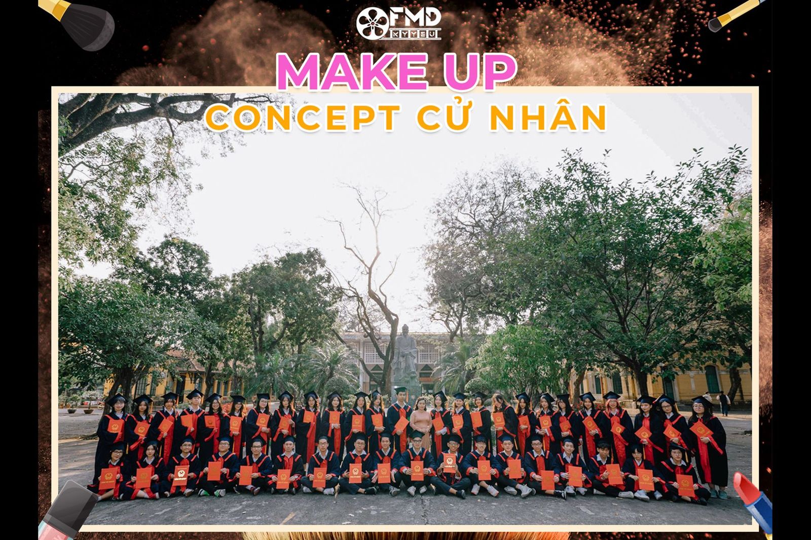 Gợi ý cách makeup chụp kỷ yếu concept cử nhân
