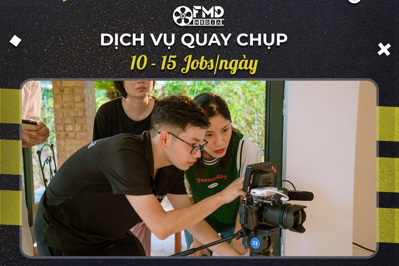 FMD Media – Đơn vị nhận jobs dịch vụ quay chụp số lượng lớn!