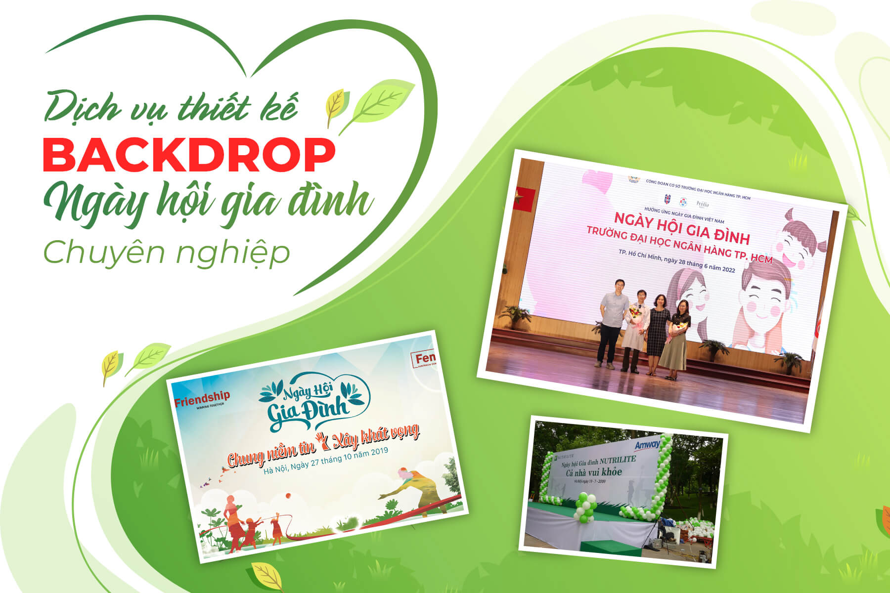 Dịch vụ thiết kế backdrop ngày hội gia đình giá rẻ và chuyên nghiệp