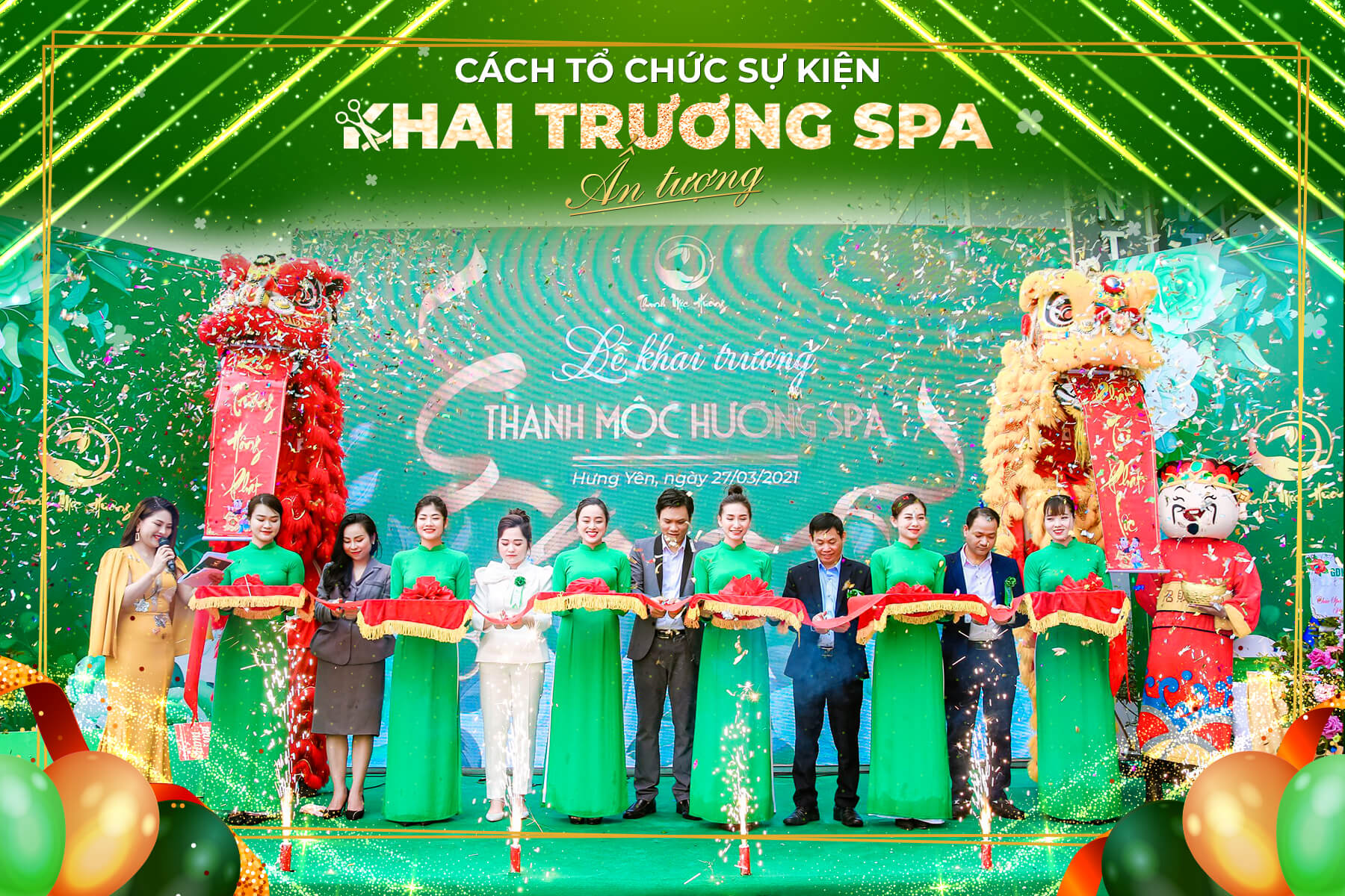 Tổ chức sự kiện khai trương Spa ấn tượng và chuyên nghiệp