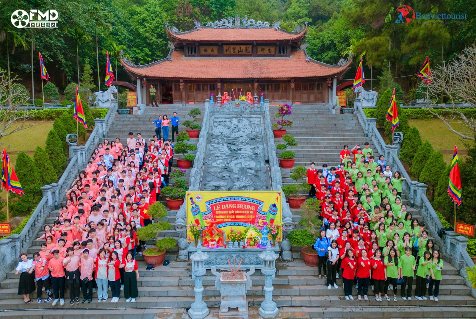 Tour trải nghiệm tại Đền thờ Thầy Chu Văn An của Bản Việt Tourist & FMD Media lữ hành