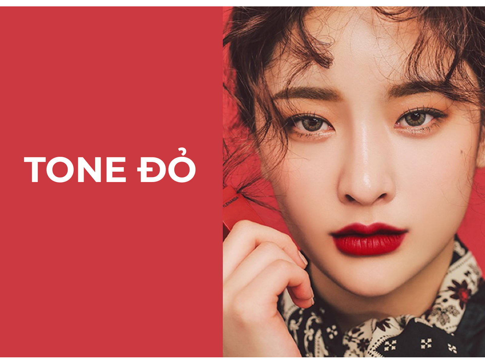 Makeup cử nhân tone đỏ