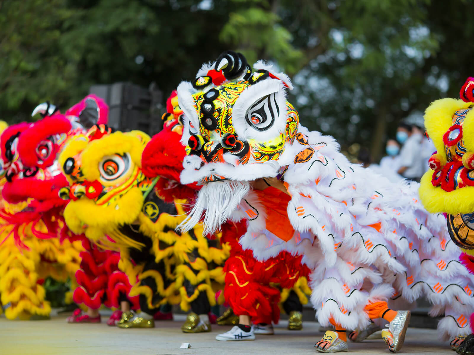 Tổ chức sự kiện Trung thu cho thiếu nhi – Thi đấu múa lân