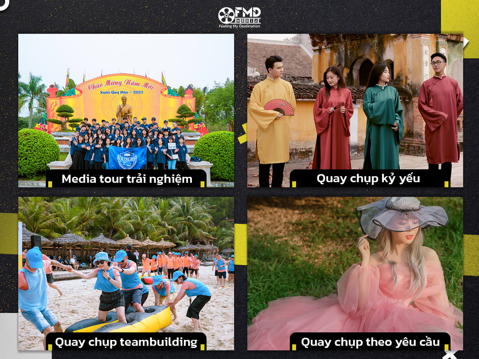 Các nhóm dịch vụ quay chụp của FMD Media