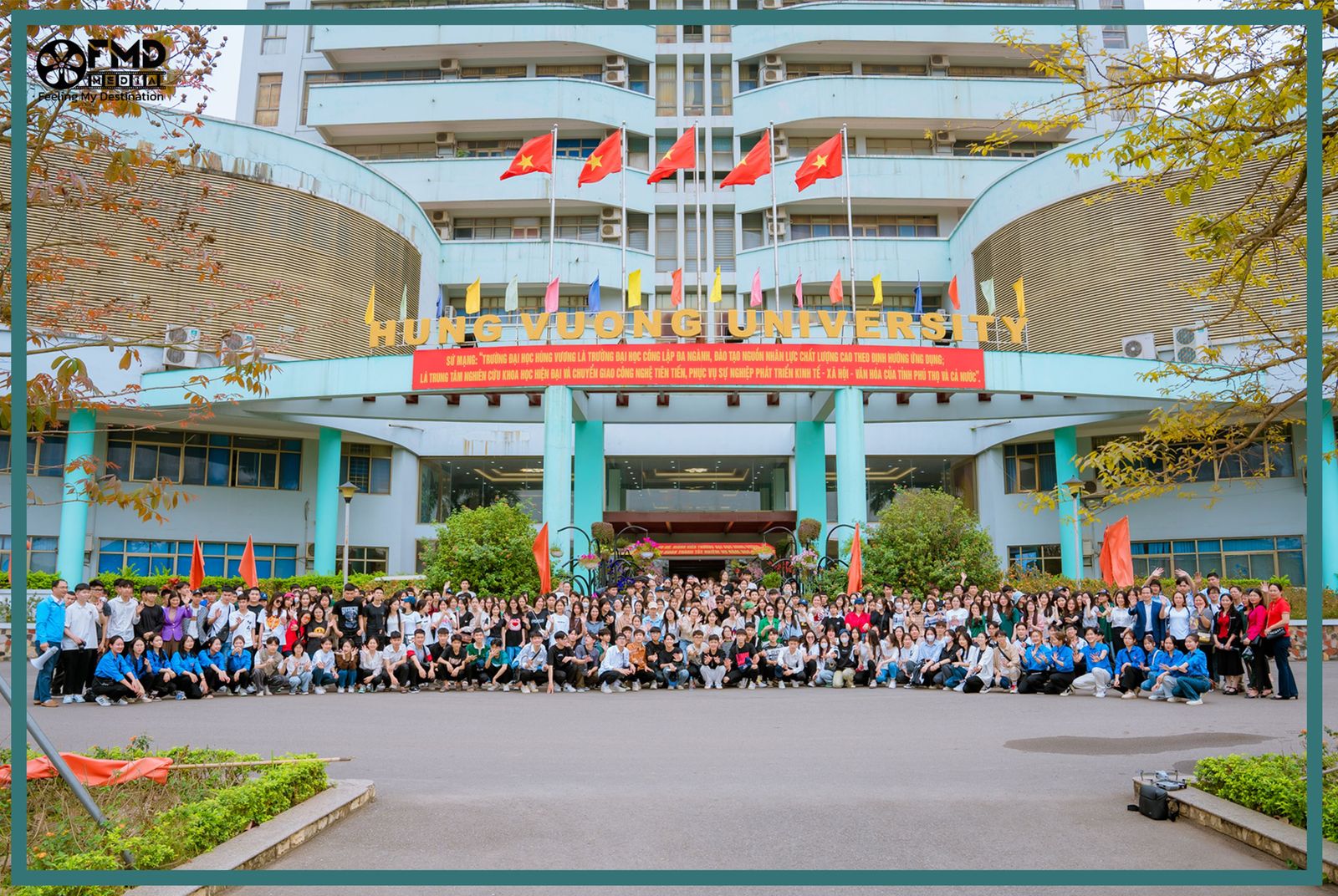 Tour trải nghiệm hướng nghiệp tại Trường Đại học Hùng Vương của Bản Việt Tourist 