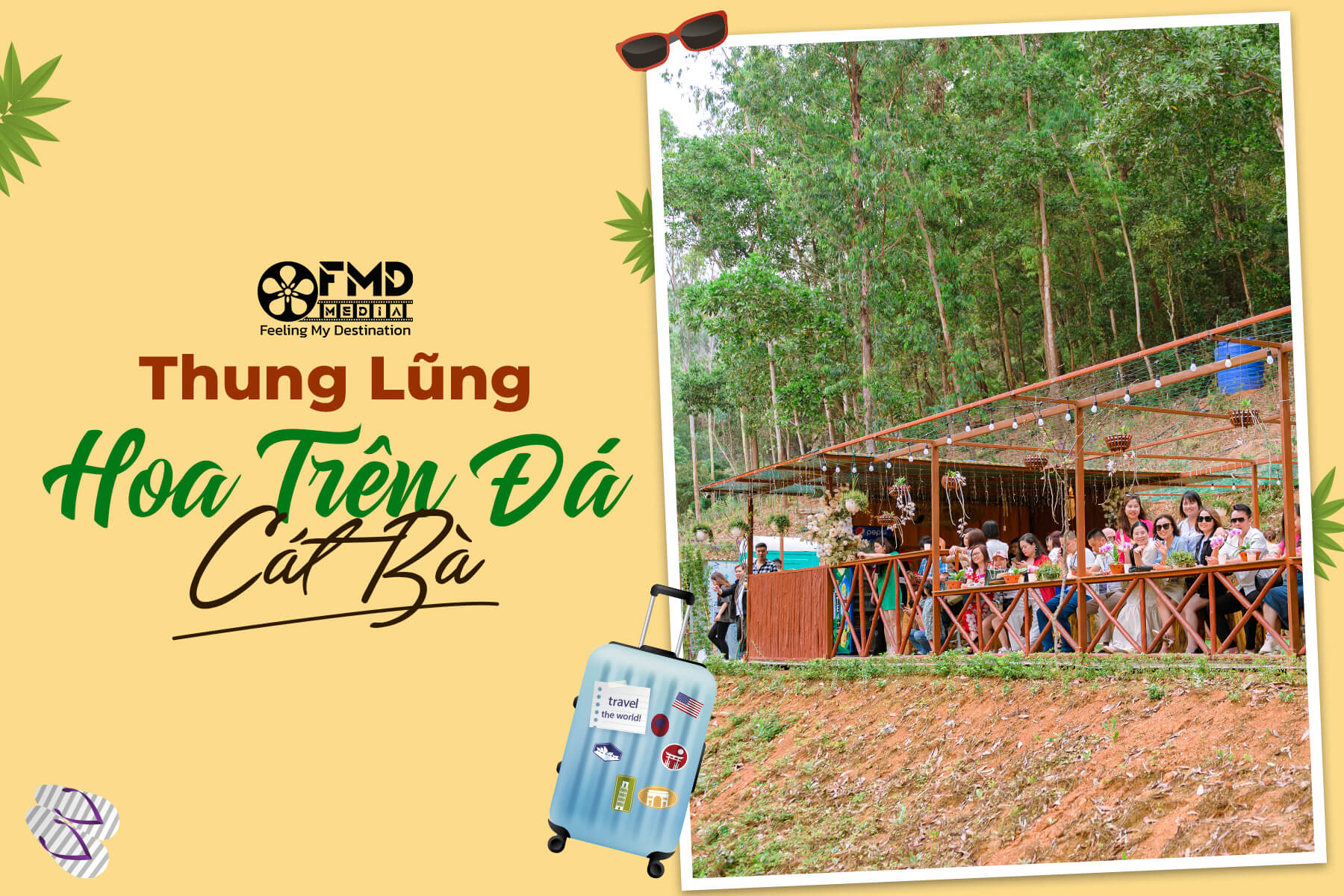 Thung lũng hoa trên đá Cát Bà thích hợp với nhiều hoạt động giải trí hấp dẫn