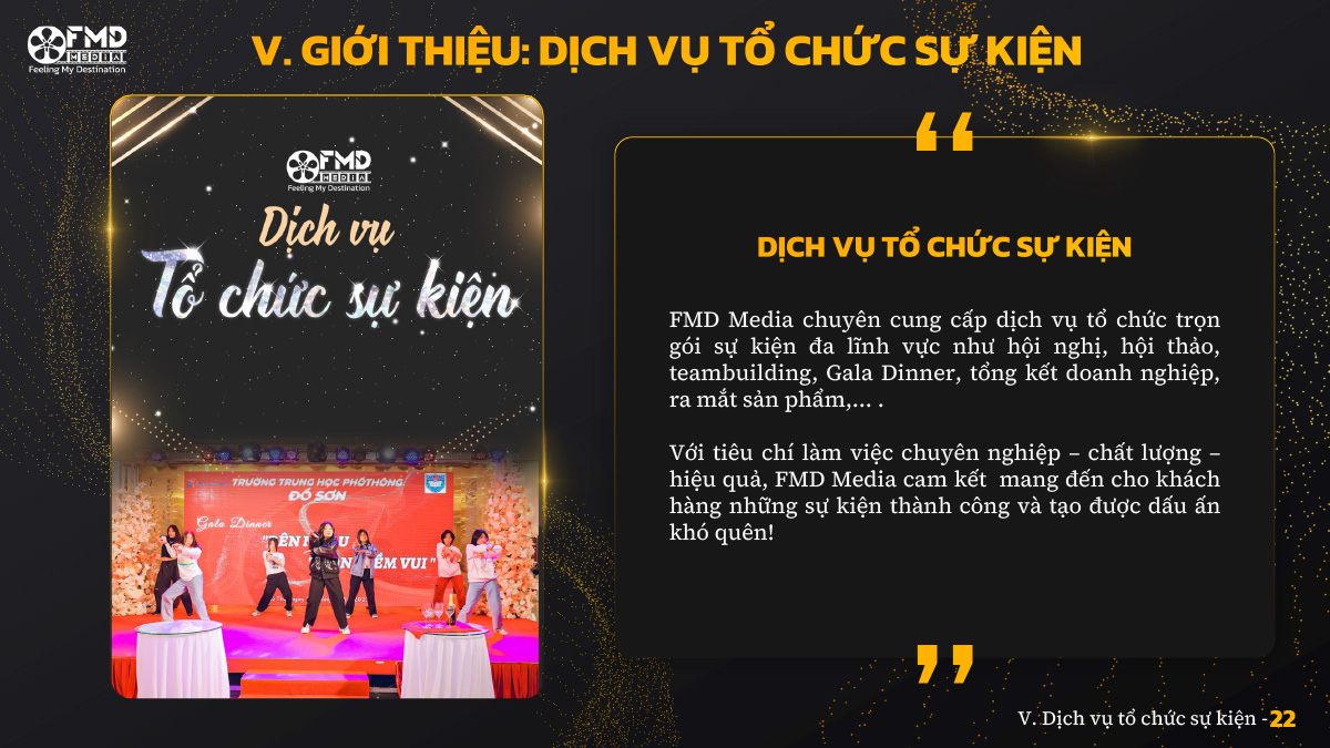 giới thiệu Dịch vụ tổ chức sự kiện