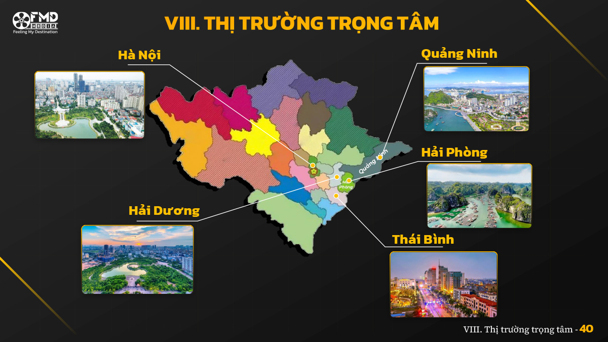 thị trường trọng tâm của fmd media