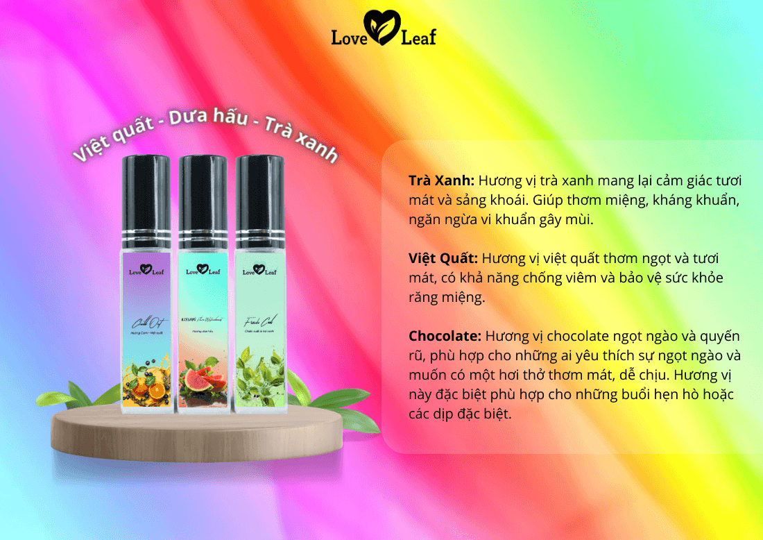 Set 3 xịt thơm miệng  2