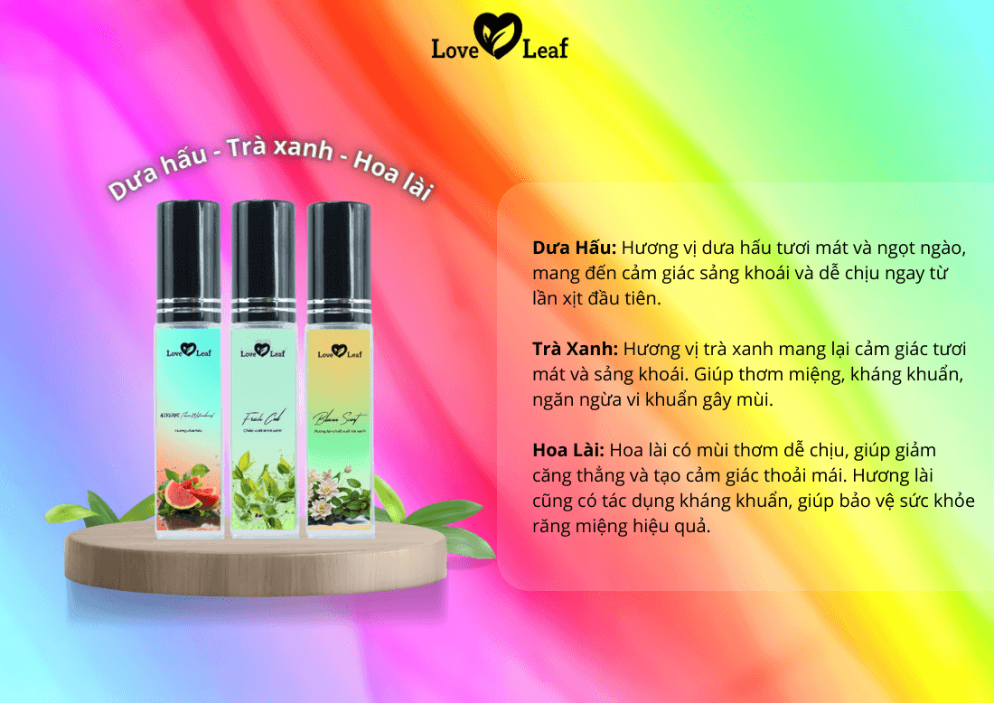 Set 3 xịt thơm miệng 4