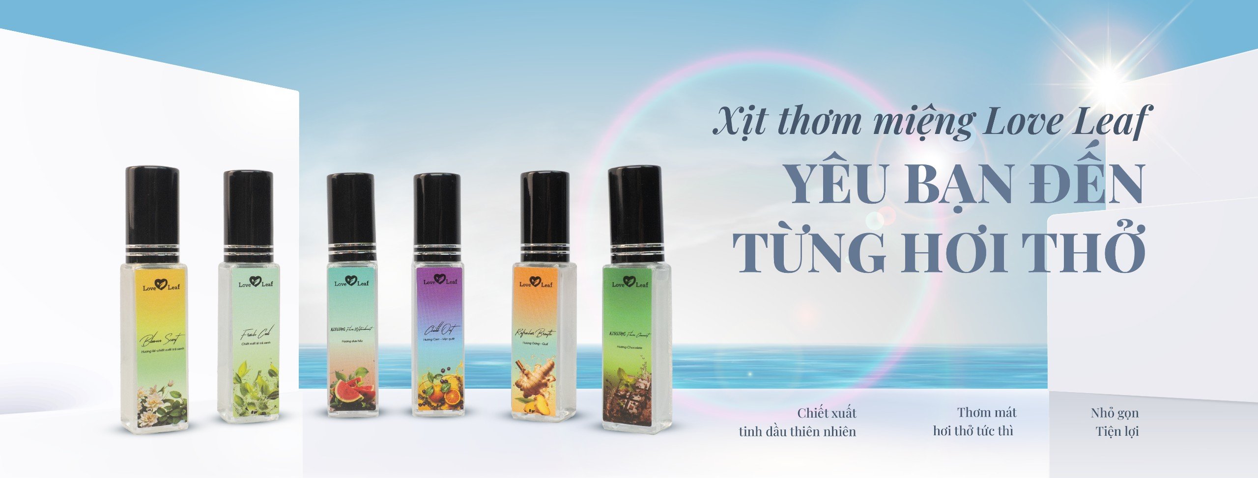 Xịt thơm miệng Love Leaf