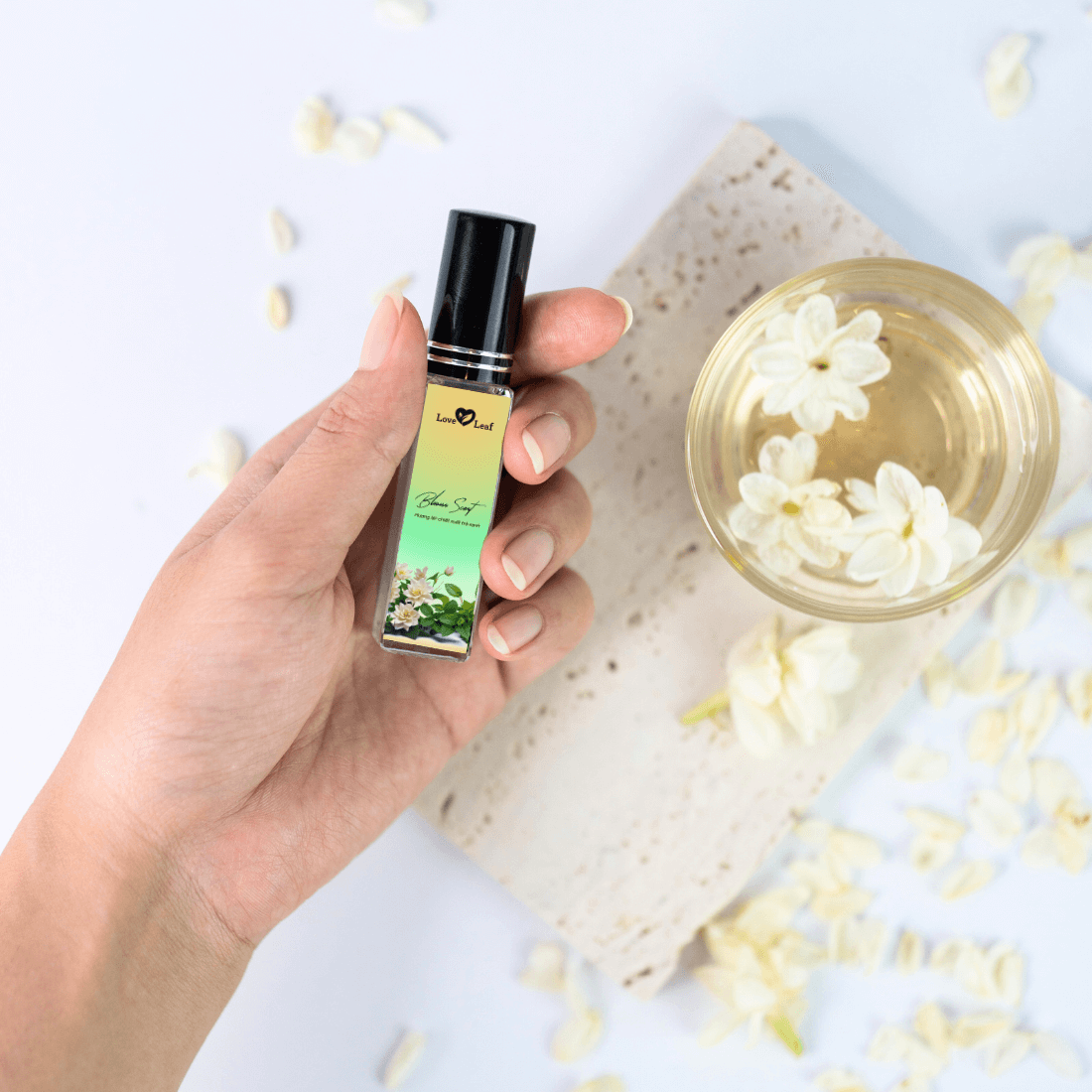 [Dưa Hấu-Trà Xanh-Lài] Combo 3 chai Xịt thơm miệng Love Leaf kháng khuẩn, thơm mát, hộp 3 chai