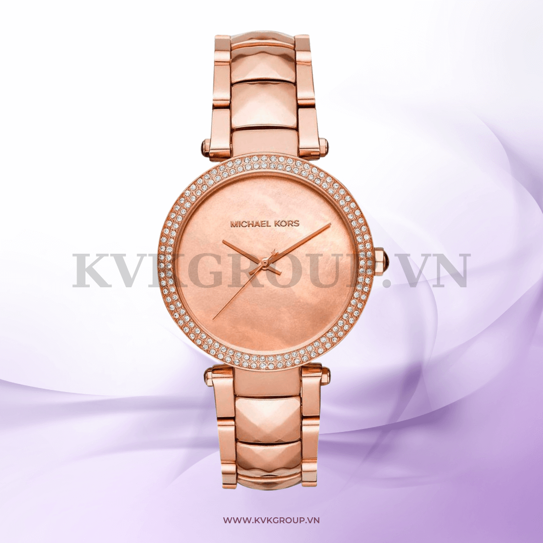 ng h MICHAEL KORS n MK6426 Parker Rose Gold Tone Watch 39mm