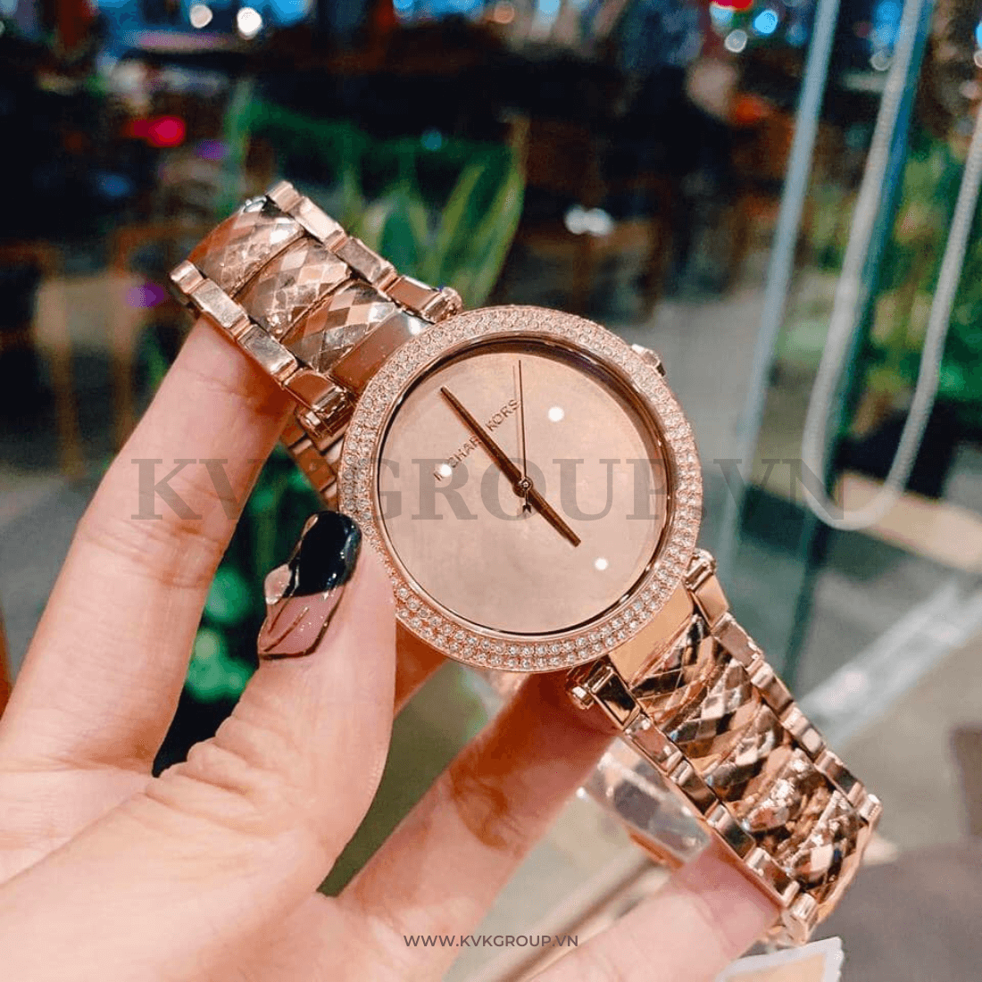 ng h MICHAEL KORS n MK6426 Parker Rose Gold Tone Watch 39mm